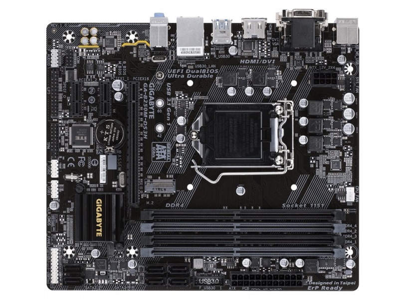 GIGABYTE B250M-DS3H (rev. 1.0), GA-B250M-DS3H - shopcom.cz