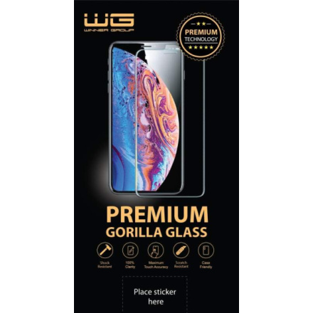 Tvrzené sklo PREMIUM 4D Winner GORILLA GLASS Full Glue 9H Apple iPhone 14 Pro Max (Černé) 0591194118609