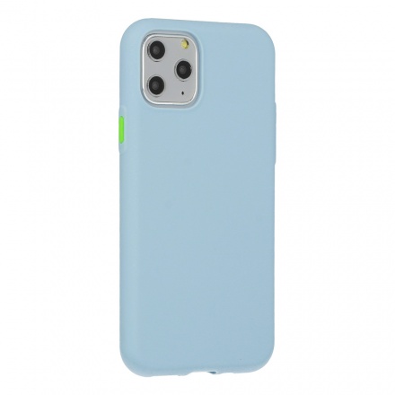 Pouzdro Solid Silicone Case - Xiaomi Redmi 9 světle modrá 7367785