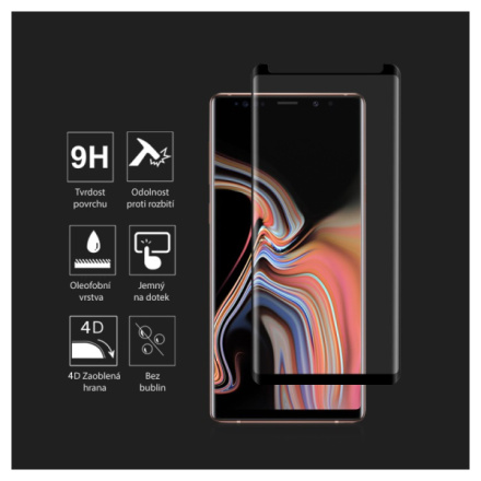 Tvrzené sklo 4D Winner GORILLA GLASS 9H Xiaomi Redmi Note 9 černé 8591194095627