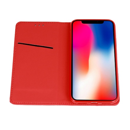 Pouzdro Telone Smart Book MAGNET - XIAOMI REDMI 9 ČERVENÁ 3257956701