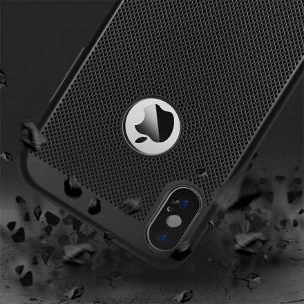 Pouzdro Mesh Case iPhone X/XS černá 9900217323894