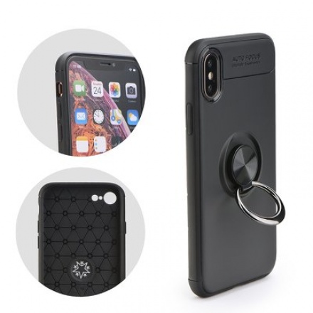 Pouzdro Forcell RING Case for Samsung A20S černá 5903395555