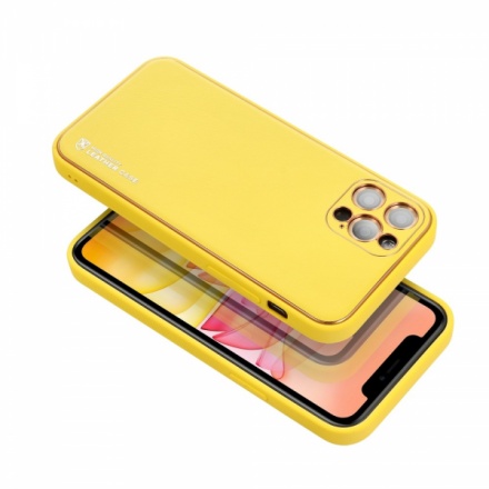 Pouzdro Forcell LEATHER Case SAMSUNG Galaxy A32 4G (LTE) žlutá 5903396111242