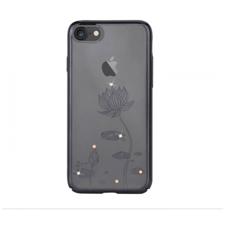 Pouzdro Crystal (Swarovski) Lotus iPhone 7 PLUS gun black