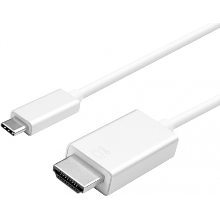 Winner USB-C-HDMI kabel 1,8m, bílá 8591194093777
