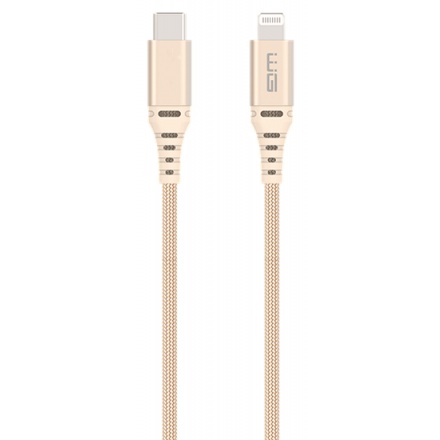 Winner USB-C/Lightning datový kabel 1m, zlatá 8591194093791