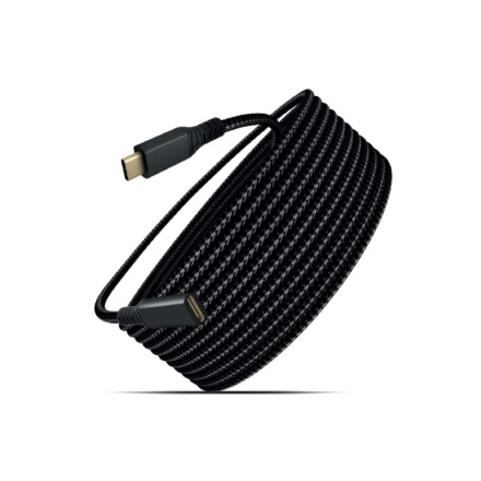 Prodlužovací kabel USB-C (male) na USB-C (female) 2m (Černý) , 12340