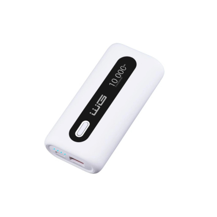 Powerbank 10000 mAh s nabíjecím slotem na Apple Watch/white 12901