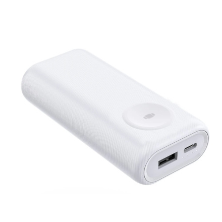 Powerbank 10000 mAh s nabíjecím slotem na Apple Watch/white 12901