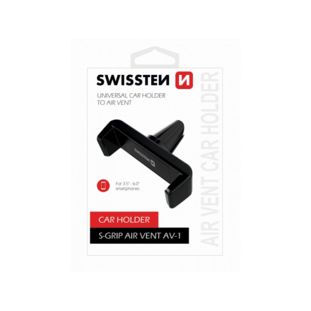 Držák do auta - ventilace SWISSTEN S-GRIP AV-1 black 65010401BOX