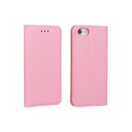 Pouzdro Telone Smart Book MAGNET Huawei P10 Lite světle růžová