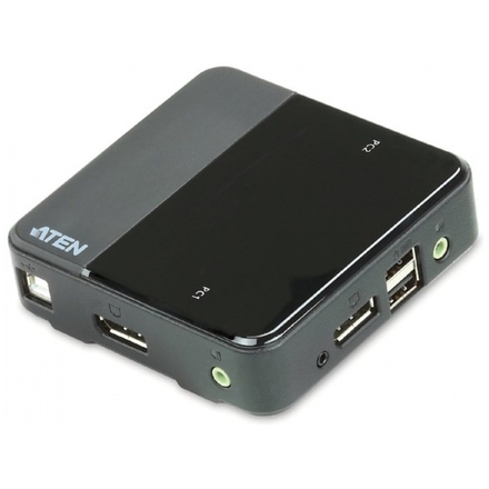 ATEN 2 port DisplayPort KVM USB, audio, včetně kab, CS-782DP