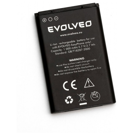 EVOLVEO originální baterie 1000 mAh pro EasyPhone XD/XR (EP-600/601), EP-600-BAT