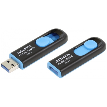 ADATA UV128/128GB/USB 3.0/USB-A/Modrá, AUV128-128G-RBE