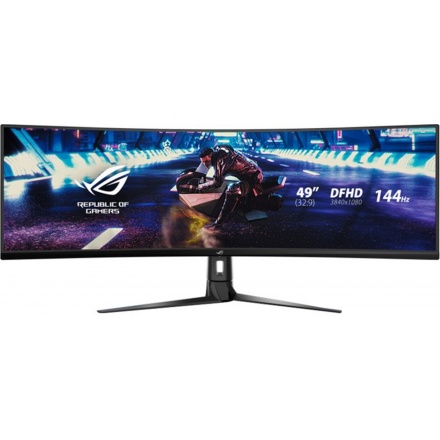 Asus/XG49VQ/49"/VA/3840x1080/144Hz/4ms/Black/3R, 90LM04H0-B01170