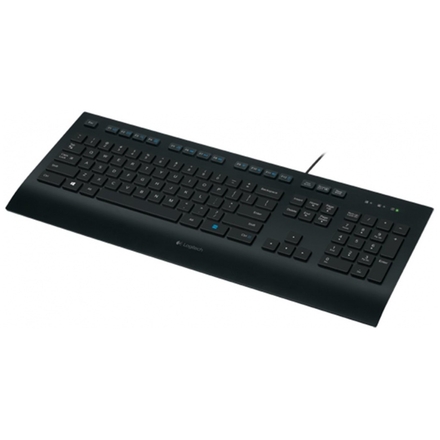 Logitech K280e/Drátová USB/US layout/Černá, 920-005217