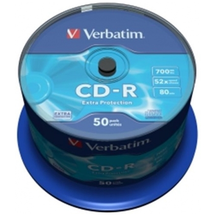 VERBATIM CD-R(50-Pack)Spindl/52x/700MB, 43351