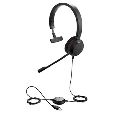 Jabra Evolve 20/Mono/USB/Drát/Černá, 4993-829-209