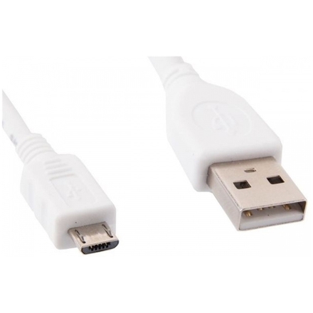 GEMBIRD kabel microUSB - USB, 1m, bílý, CCP-MUSB2-AMBM-W-1M