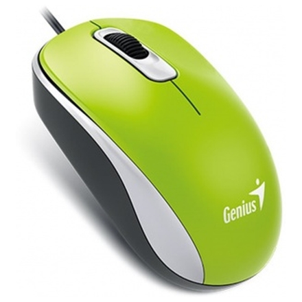 GENIUS DX-110/Kancelářská/Optická/1 000 DPI/Drátová USB/Zelená, 31010116112