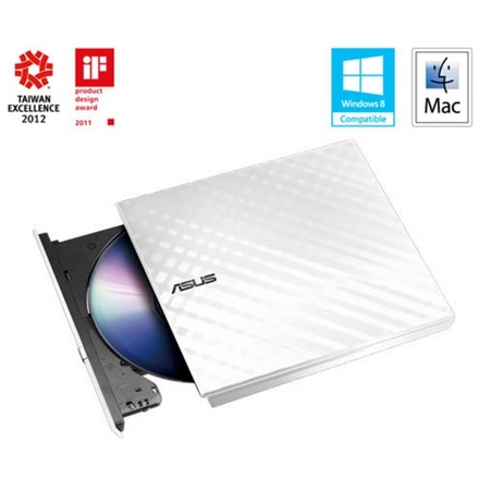 ASUS SDRW-08D2S-U LITE White externí + soft, 90-DQ0436-UA221KZ