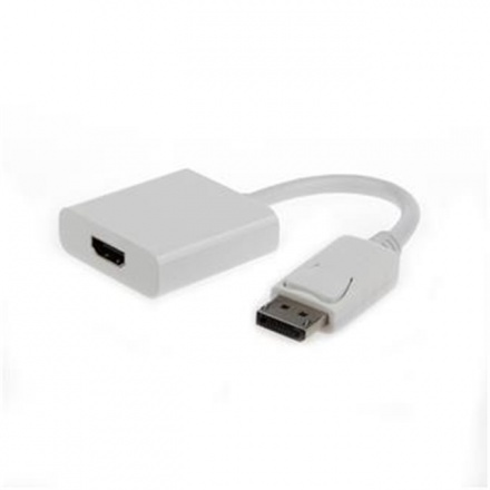 Kabel Gembird red.Displayport na HDMI, M/F, bílá, A-DPM-HDMIF-002-W