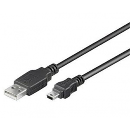 PremiumCord Kabel mini USB, A-B, 5pinů, 0,5m, ku2m05a
