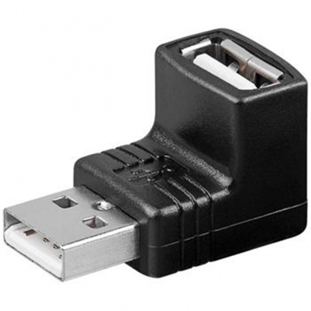 PremiumCord USB redukce A-A, Male/Female 90°, kur-17