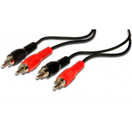 PremiumCord Kabel 2x CINCH-2x CINCH M/M 2m, kjackcmm2-2