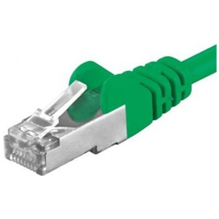 Premiumcord Patch kabel CAT6a S-FTP, RJ45-RJ45, AWG 26/7 5m, zelená, sp6asftp050G