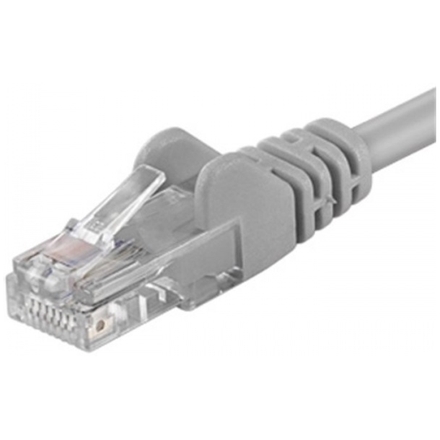 PremiumCord Patch kabel UTP RJ45-RJ45 CAT6 1,5m šedá, sp6utp015