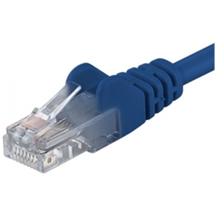 PremiumCord Patch kabel UTP RJ45-RJ45 level 5e 0.25m modrá, sputp002B