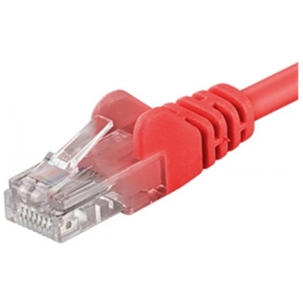 PremiumCord Patch kabel UTP RJ45-RJ45 level 5e 0.5m červená, sputp005R
