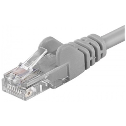 PremiumCord Patch kabel UTP RJ45-RJ45 level 5e 5m šedá, sputp05