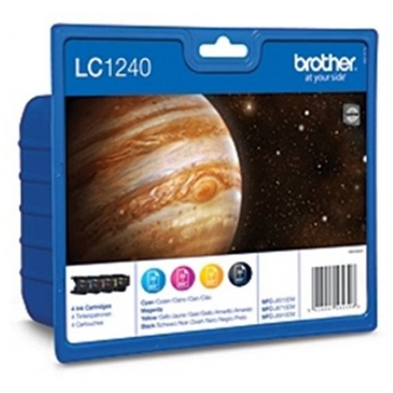 BROTHER LC-1240VALBP  (inkoust multipack-černá+tři barvy), LC1240VALBP - originální