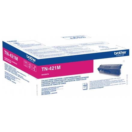 Brother TN-421M, toner magenta, 1 800 str., TN421M - originální