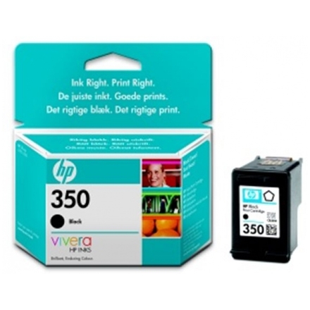 HP 350 - černá inkoustová kazeta, CB335EE, CB335EE - originální
