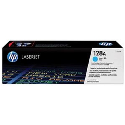 HP tisková kazeta azurová, CE321A, CE321A - originální