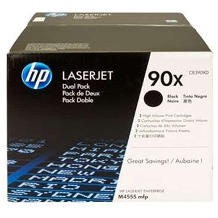 HP tisková kazeta černá velká - 2 pack, CE390XD, CE390XD - originální