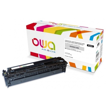 OWA Armor toner kompatibilní s HP CE320A, 2000st, černá/black, K15413OW