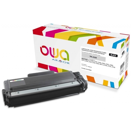 OWA Armor toner kompatibilní s Brother TN-2320, 2600st, černá/black, K15738OW