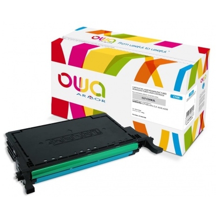 OWA Armor toner kompatibilní s Samsung CLTC5082L, 4000st, modrá/cyan, K15461OW