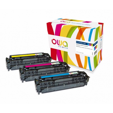 OWA Armor sada kompatibilní s HP CF370AM, 3x2600st, C+M+Y, K35580OW