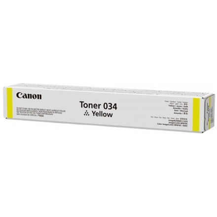 Canon toner 034 žlutý, CF9451B001 - originální