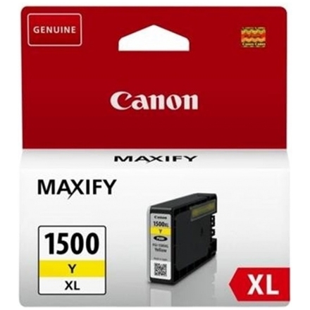 Canon PGI-1500XL Y, žlutý, 9195B001 - originální