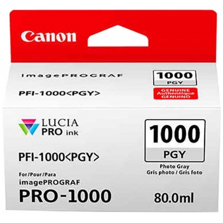 Canon PFI-1000 PGY, photo šedý, 0553C001 - originální