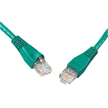 SOLARIX patch kabel CAT5E UTP PVC 2m zelený non-snag proof, 28350209