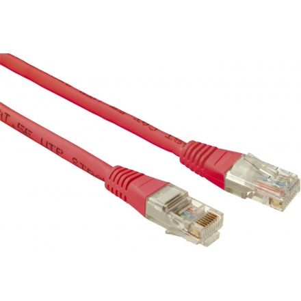 SOLARIX patch kabel CAT5E UTP PVC 2m červené, 28360209