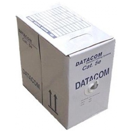 DATACOM FTP Cat5e PVC kabel 100m (lanko) šedý, 1370